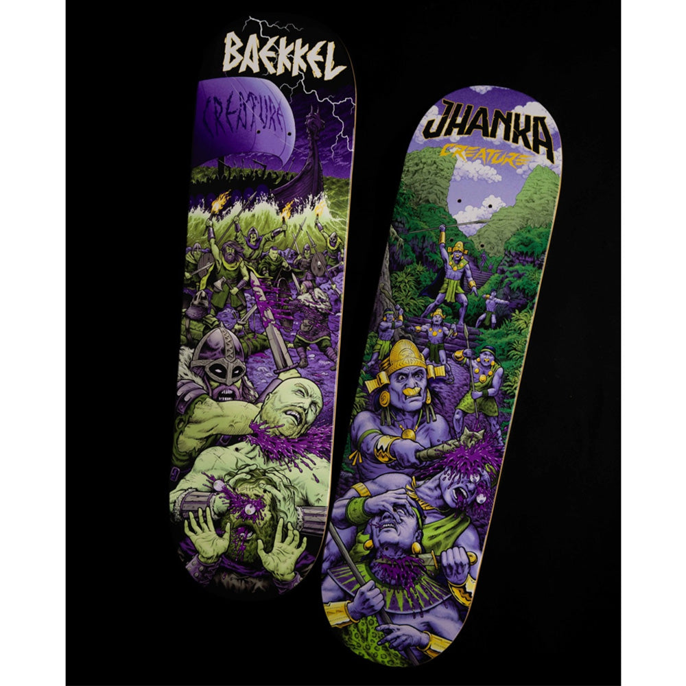 8.6in x 32.11in BAEKKEL WARRIORS VX PRO SKATEBOARD DECK