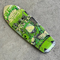 10.25in x 30.0in DOOMSDAY TEAM SKATEBOARD DECK