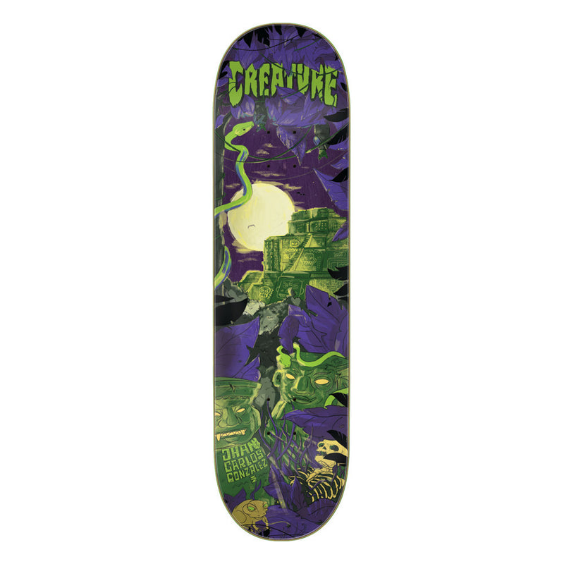 8.375in x 32.0in GONZALEZ TEMPLE PRO SKATEBOARD DECK