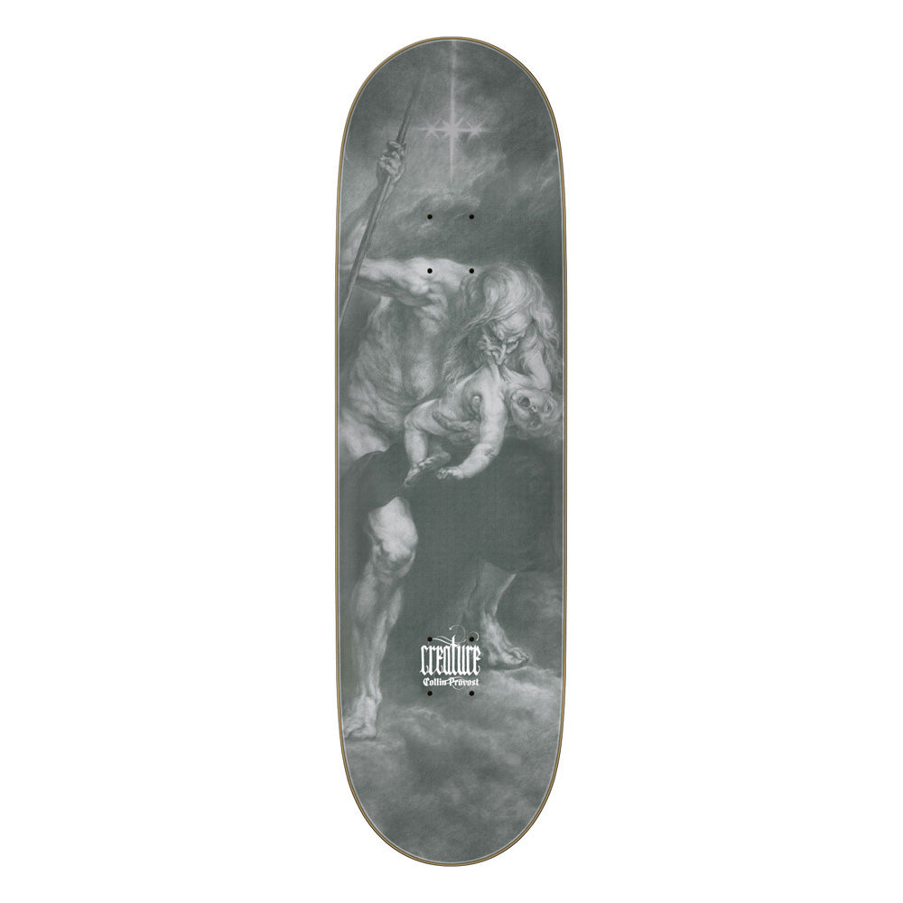 8.8in x 31.95in PROVOST SATURNAS OFFERING PRO SKATEBOARD DECK