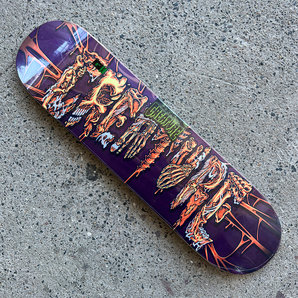 8.0in x 31.8in CATACOMB RELIC SM BIRCH TEAM SKATEBOARD DECK