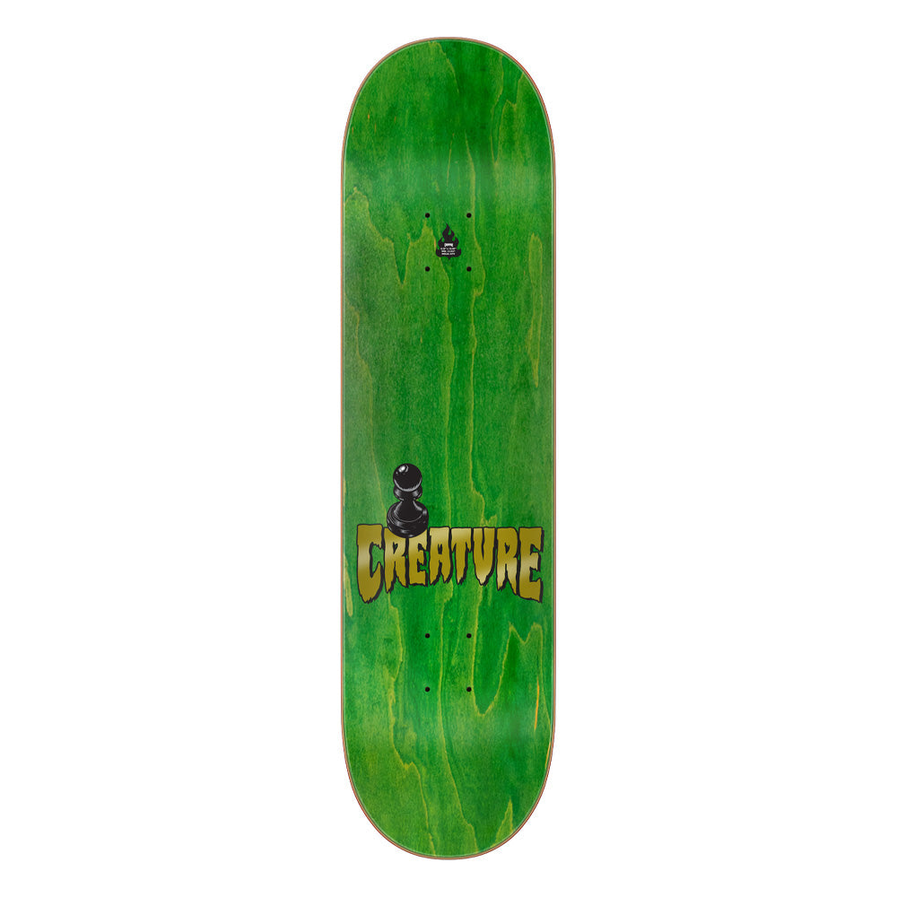 8.25in x 32.04in RAFFIN CREST PRO SKATEBOARD DECK