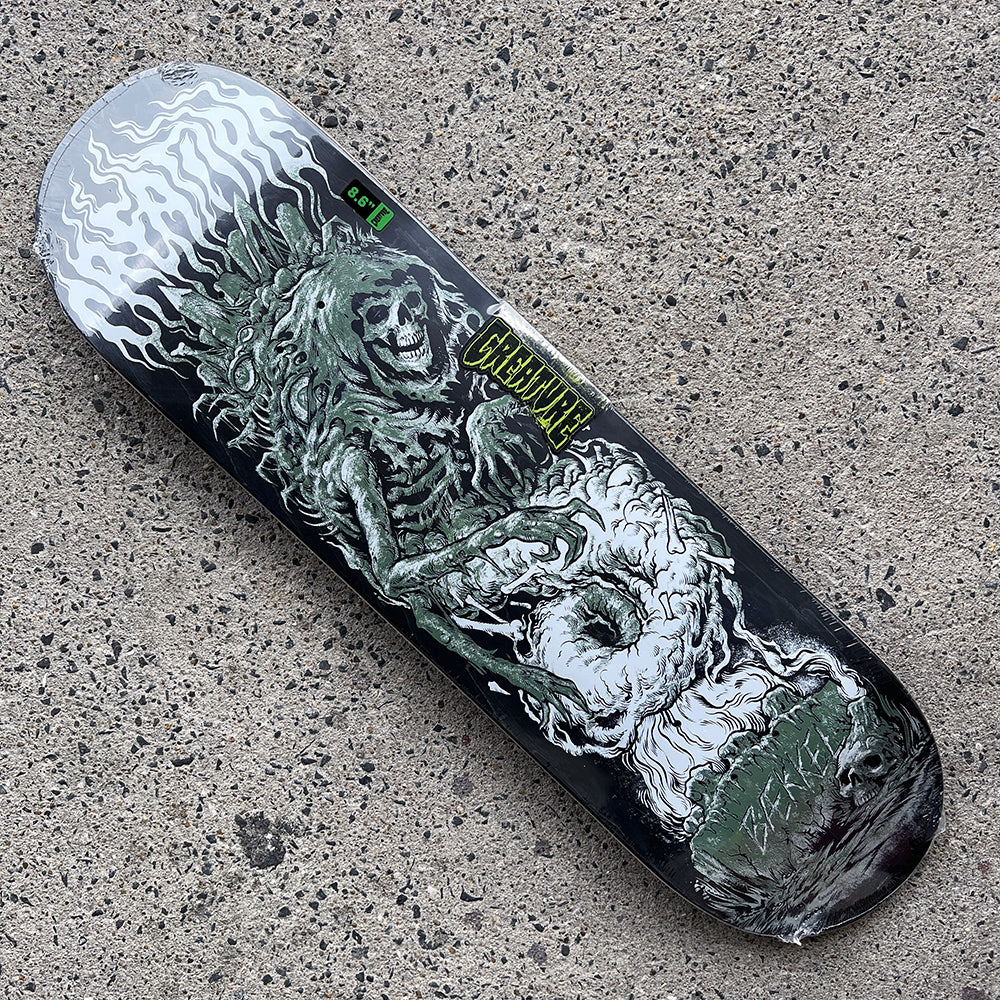 8.6in x 32.11in BAEKKEL GRAVEYARD PRO SKATEBOARD DECK – ハスコ