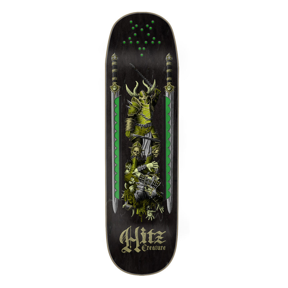 8.99in x 32.55in HITZ SERRATOR PRO SKATEBOARD DECK