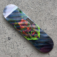 8.51in x 31.88in JHANKA SHRINE PRO SKATEBOARD DECK