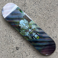 8.3in x 32.2in GRAVETTE SHRINE PRO SKATEBOARD DECK