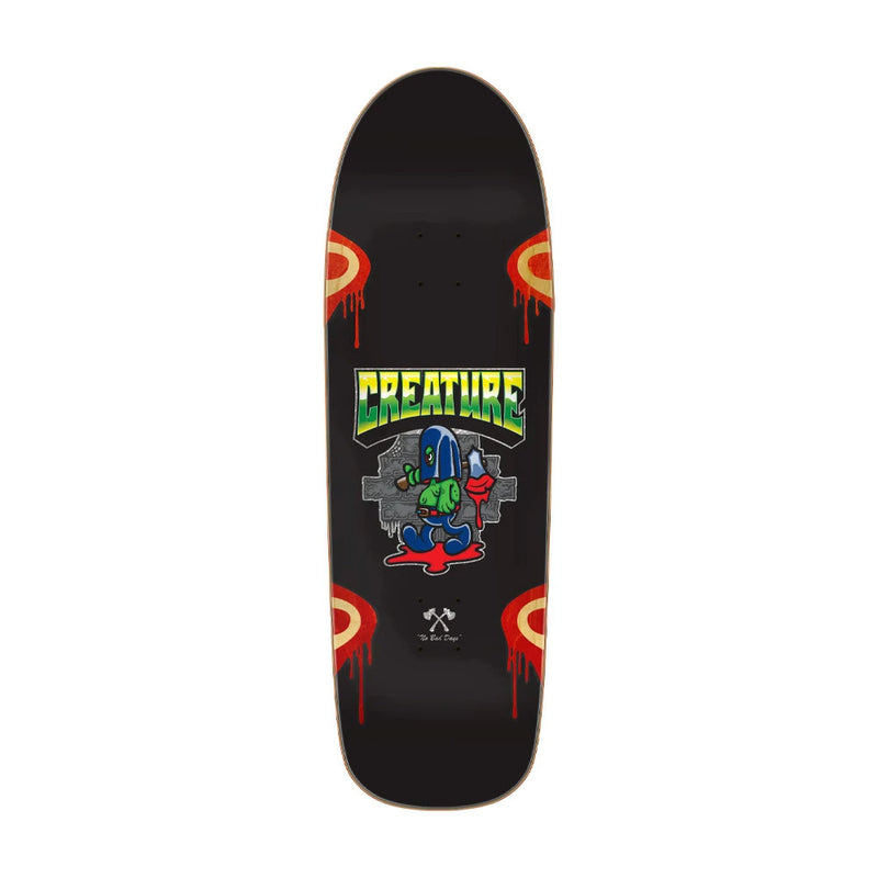 9.0in x 31.68in THE HESHCUTIONER TEAM SKATEBOARD DECK