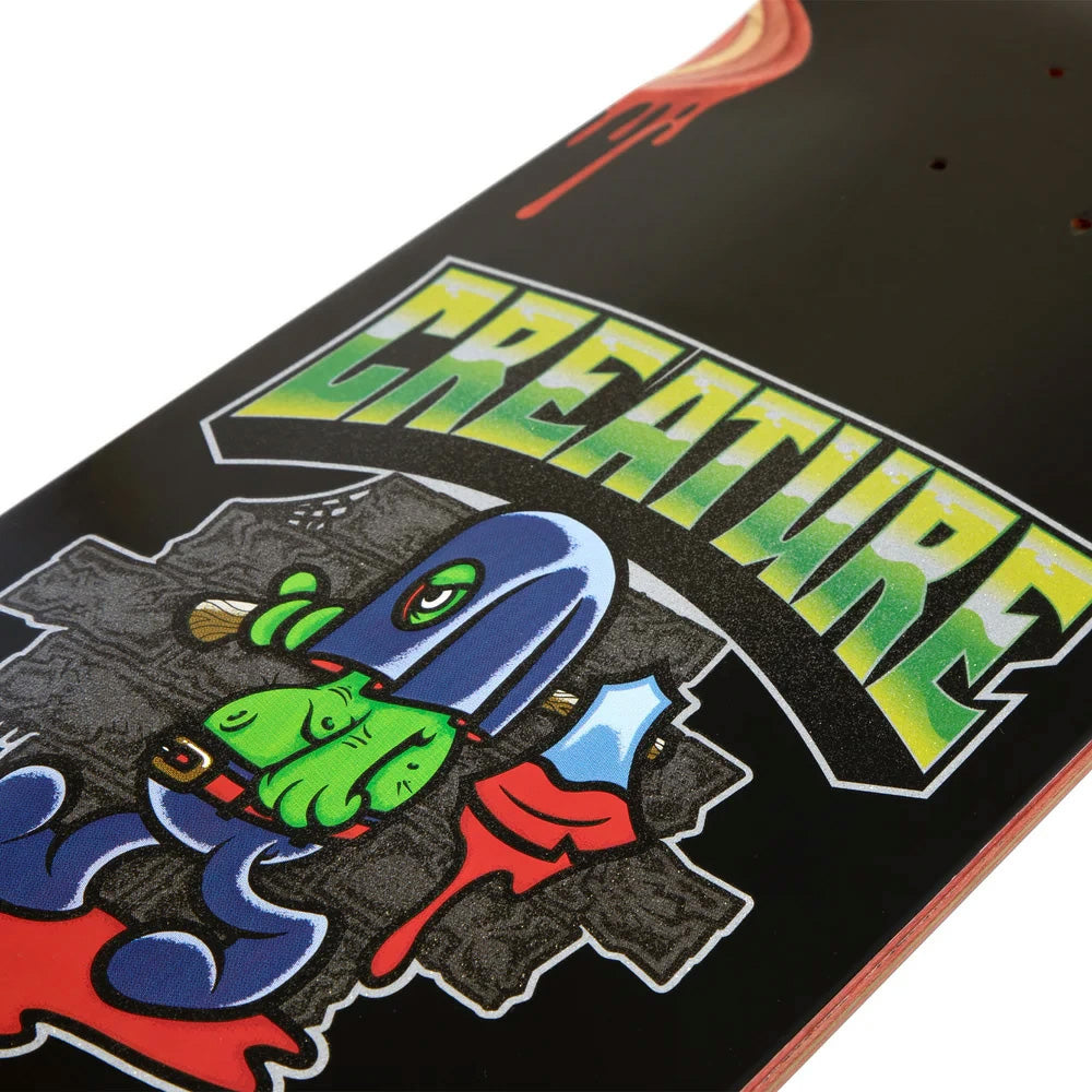 9.0in x 31.68in THE HESHCUTIONER TEAM SKATEBOARD DECK