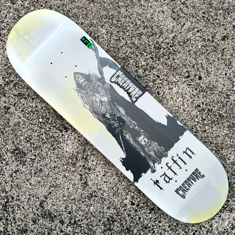 8.51in x 31.88in RAFFIN REAPER PRO SKATEBOARD DECK