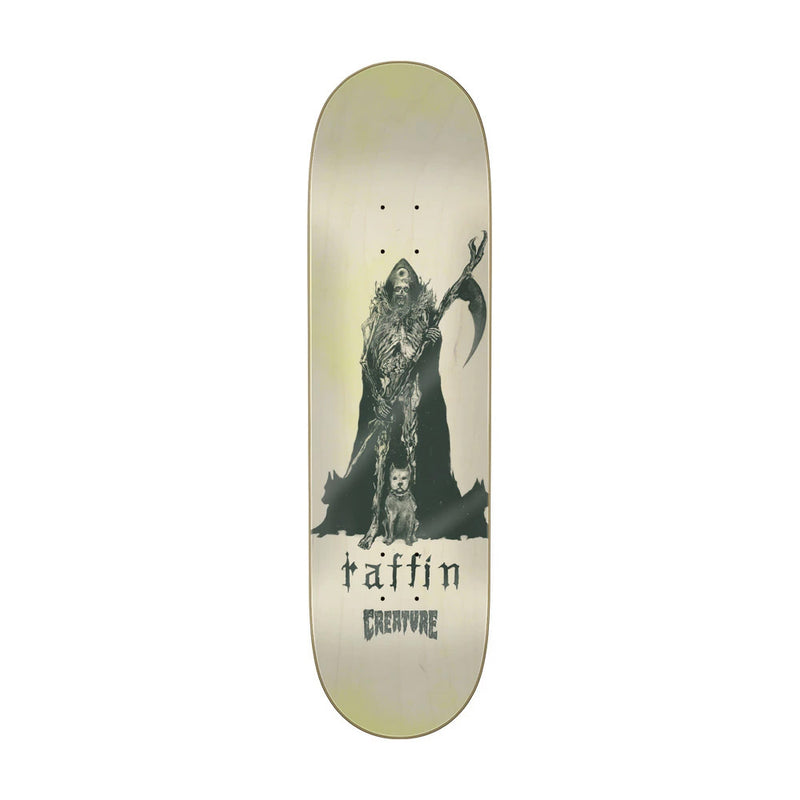 8.51in x 31.88in RAFFIN REAPER PRO SKATEBOARD DECK