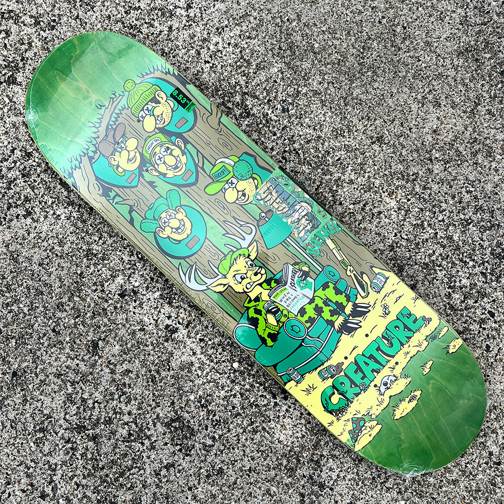 8.53in x 32.19in BAEKKEL BIG GAME PRO SKATEBOARD DECK – ハスコ