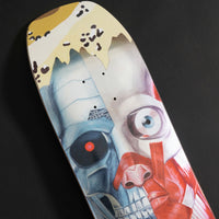 8.5in x 32.05in CYBORG TEAM SKATEBOARD DECK