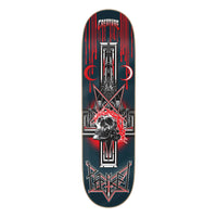 8.51in x 31.88in BAEKKEL METAL XX PRO SKATEBOARD DECK