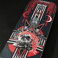 8.51in x 31.88in BAEKKEL METAL XX PRO SKATEBOARD DECK