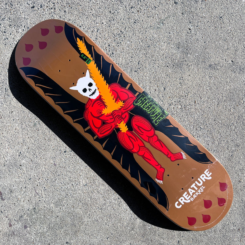 8.6in x 32.11in BAEKKEL DEMON PRO SKATEBOARD DECK