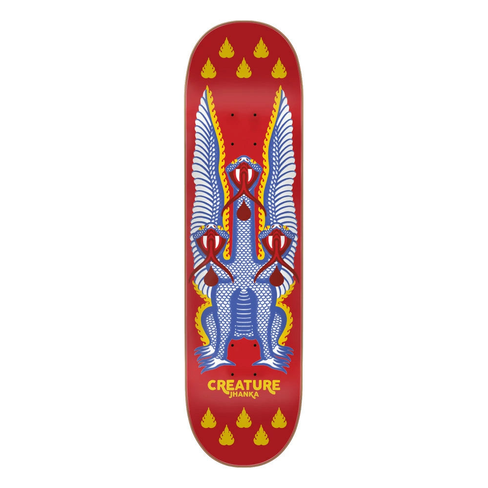 8.375in x 32.5inch JHANKA SNAKES PRO SKATEBOARD DECK