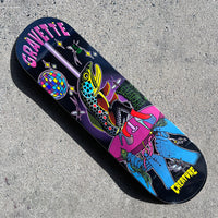 8.3in x 32.2in GRAVETTE NIGHTLIFE PRO SKATEBOARD DECK