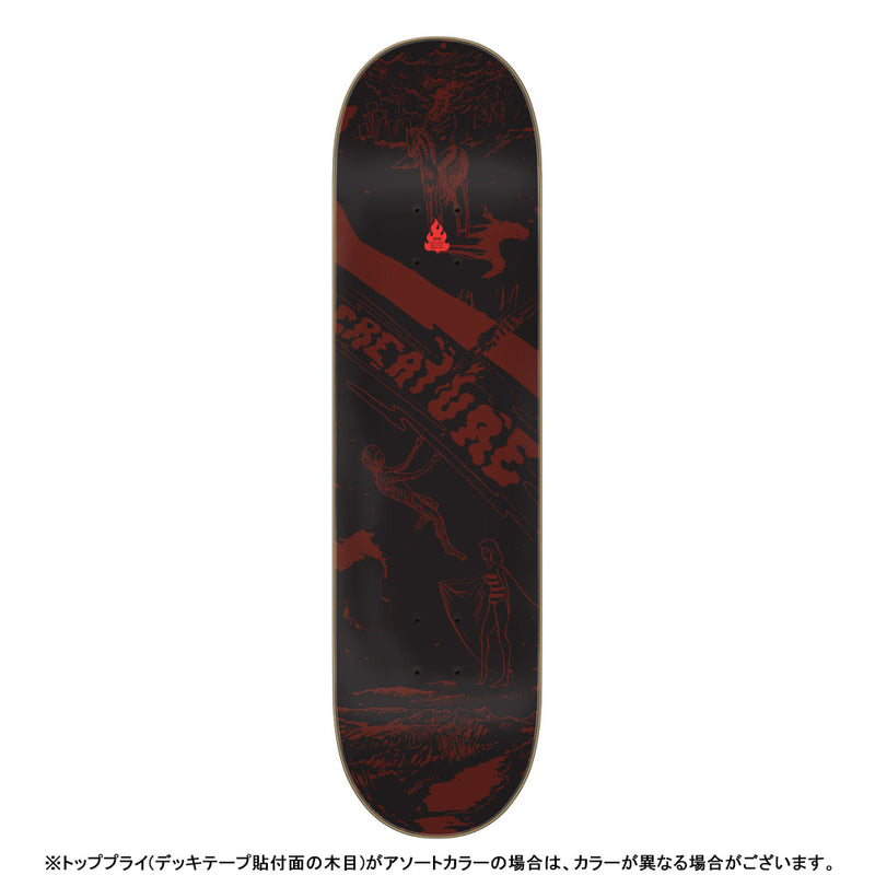 8.25in x 32.04in LOCKWOOD LOST TRAIL PRO SKATEBOARD DECK