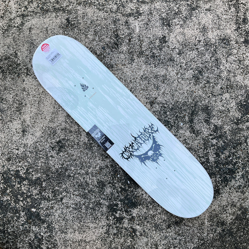 8.6in x 32.11in BAEKKEL BLK MTL PRO SKATEBOARD DECK