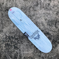 8.53in x 32.19in RAFFIN BLK MTL PRO SKATEBOARD DECK