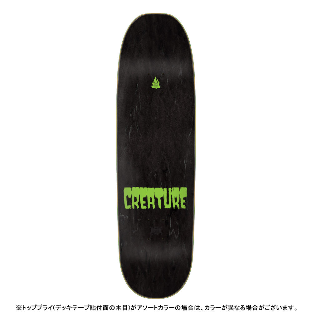 8.8in x 32.2in PARTANEN FEEDING TIME XX SKATEBOARD DECK