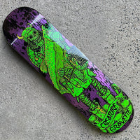 8.3in x 32.2in GRAVETTE VIKING OF HESH LAW XX PRO SKATEBOARD DECK