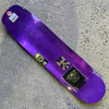 8.5in x 32.05in CHOP SHOP FLAME SKATEBOARD DECK