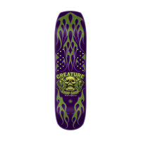 8.5in x 32.05in CHOP SHOP FLAME SKATEBOARD DECK