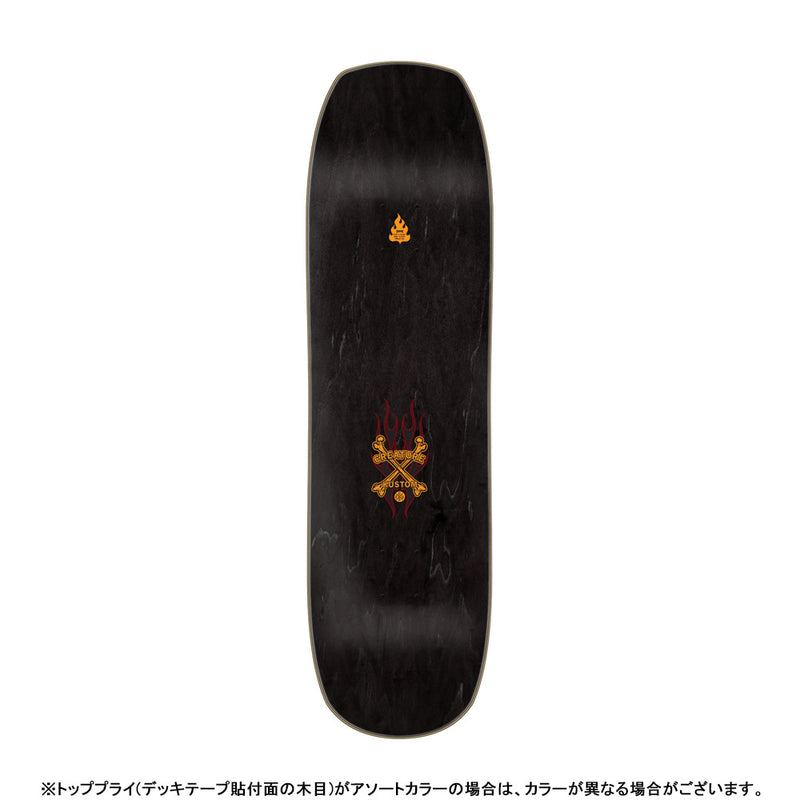 8.75in x 32.05in CHOP SHOP PINSTRIPE SKATEBOARD DECK