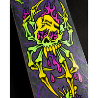 8.47in x 31.98in PROVOST SKULL SPIDER PRO SKATEBOARD DECK