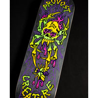 8.47in x 31.98in PROVOST SKULL SPIDER PRO SKATEBOARD DECK
