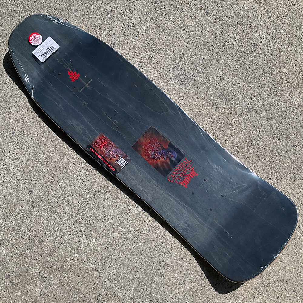 9.35in x 31.7in CANNIBAL CORPSE EATEN BACK TO LIFE SKATEBOARD DECK