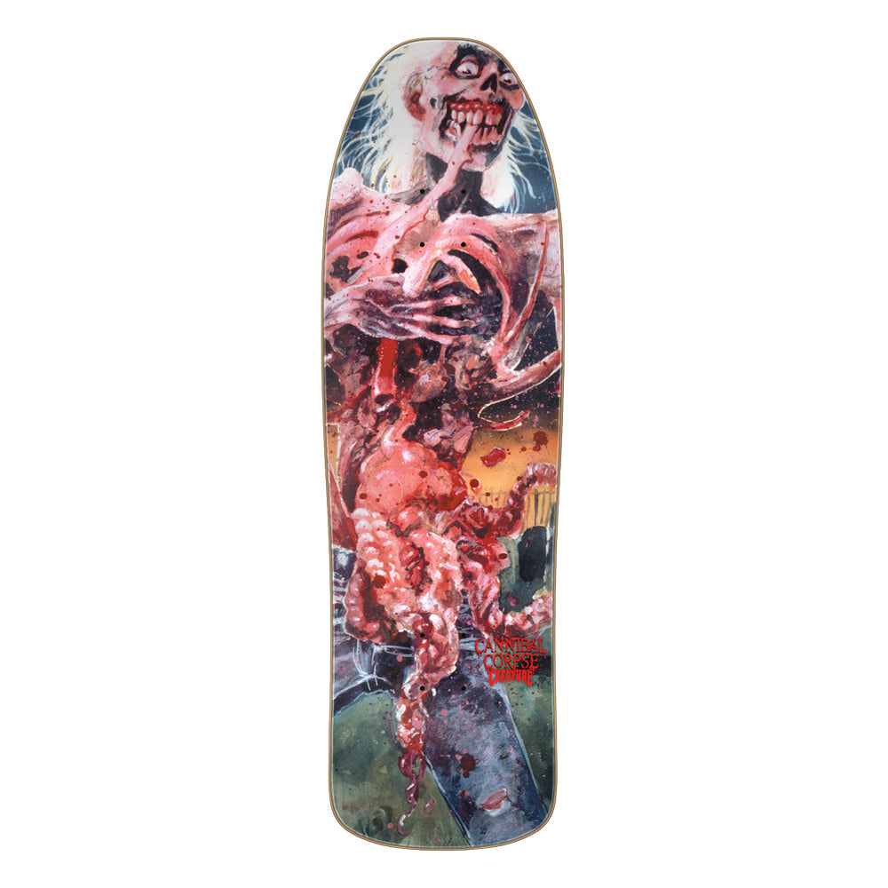 9.35in x 31.7in CANNIBAL CORPSE EATEN BACK TO LIFE SKATEBOARD DECK