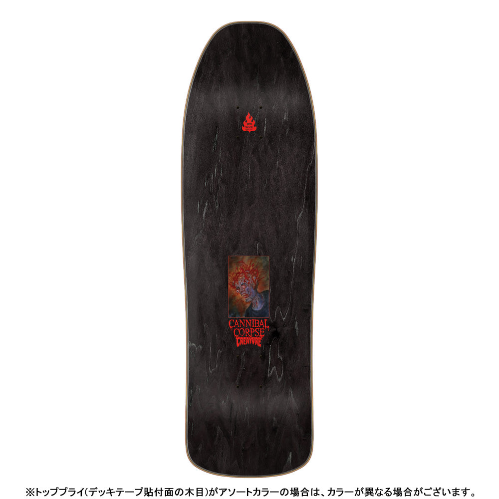9.35in x 31.7in CANNIBAL CORPSE EATEN BACK TO LIFE SKATEBOARD DECK