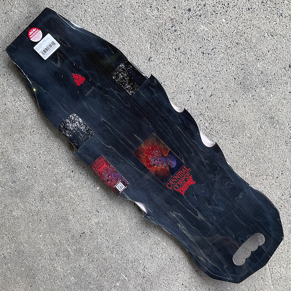 10.56in x 31.0in CANNIBAL CORPSE EXPLICIT SKATEBOARD DECK