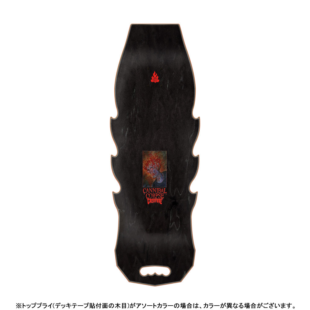 10.56in x 31.0in CANNIBAL CORPSE EXPLICIT SKATEBOARD DECK