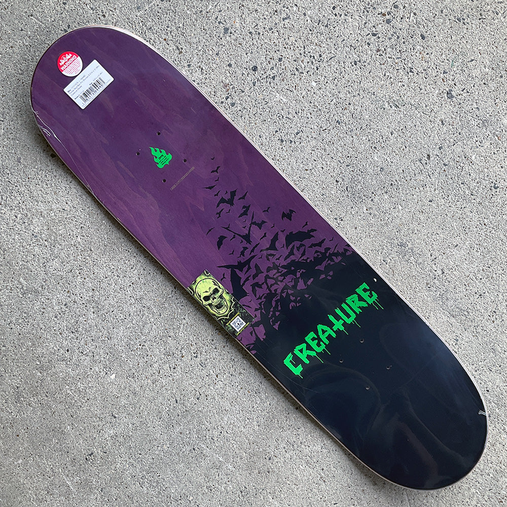 8.51in x 31.88in TORRES SKULL BAT PRO SKATEBOARD DECK