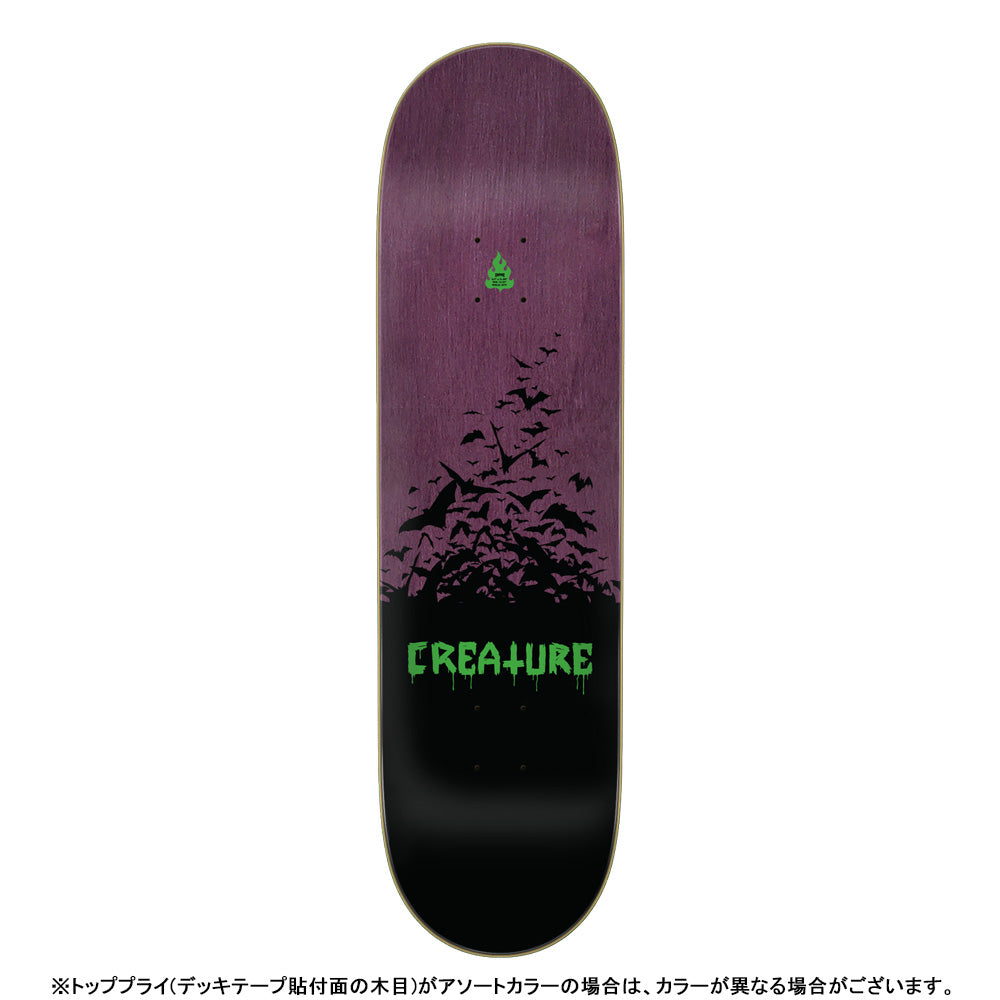 8.51in x 31.88in TORRES SKULL BAT PRO SKATEBOARD DECK