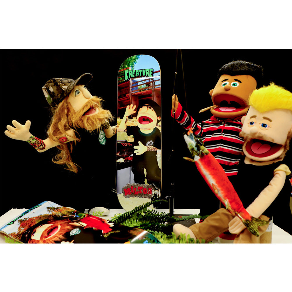 8.6in x 32.11in MARTINEZ FUZZY PRO SKATEBOARD DECK