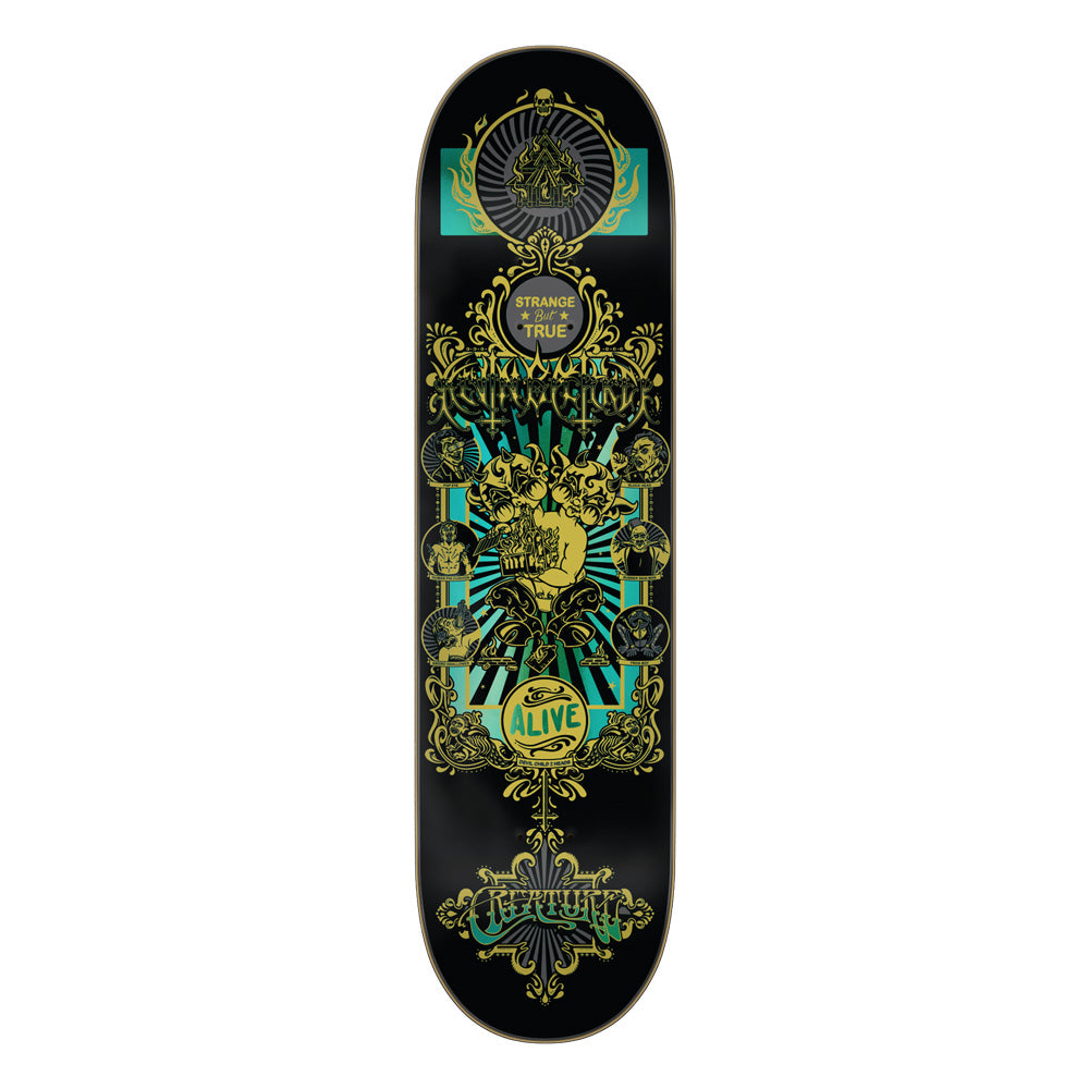 8.25in x 32.04in BAEKKEL SIDESHOW PRO SKATEBOARD DECK