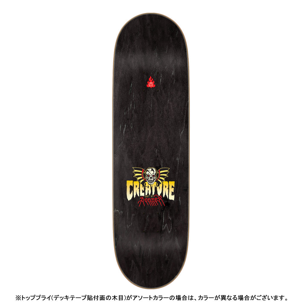 8.8in x 31.95in PROVOST FLASH STUMPS PRO SKATEBOARD DECK