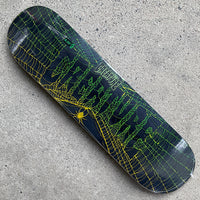 8.25in x 31.8in WEB 2 RELIC STUMPS SKATEBOARD DECK