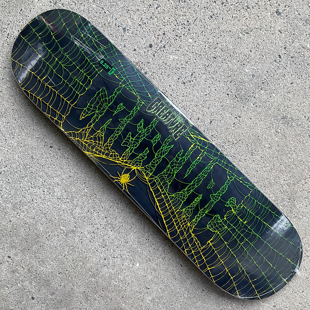8.25in x 31.8in WEB 2 RELIC STUMPS SKATEBOARD DECK