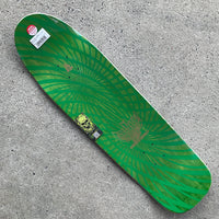 9.0in x 31.68in GRAVETTE HIPPIE FALLS PRO SKATEBOARD DECK