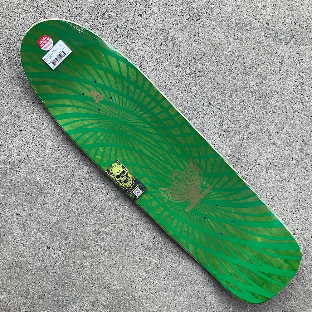 9.0in x 31.68in GRAVETTE HIPPIE FALLS PRO SKATEBOARD DECK