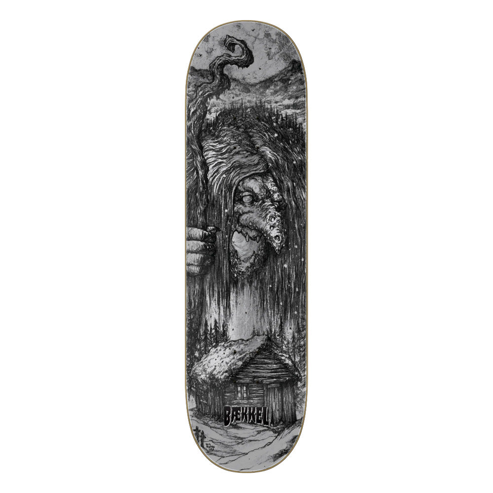 8.6in x 32.11in BAEKKEL TROLL SKATEBOARD DECK