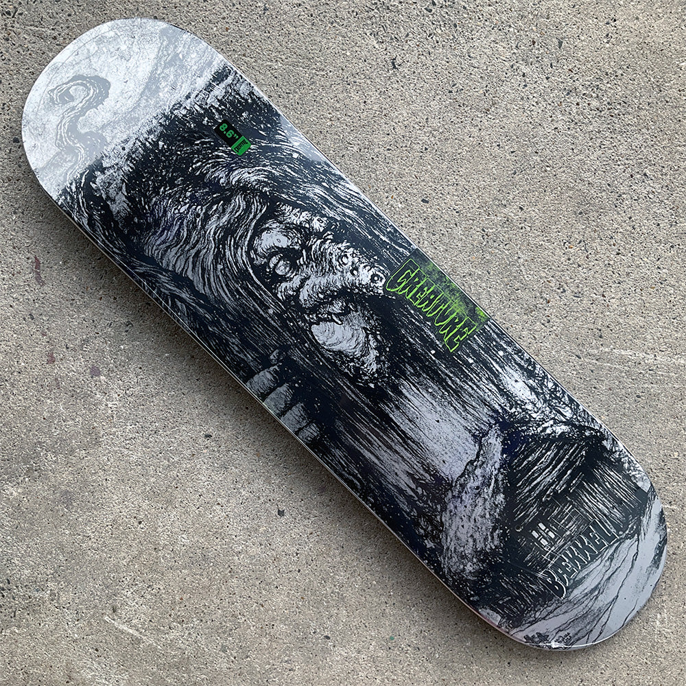 8.6in x 32.11in BAEKKEL TROLL SKATEBOARD DECK