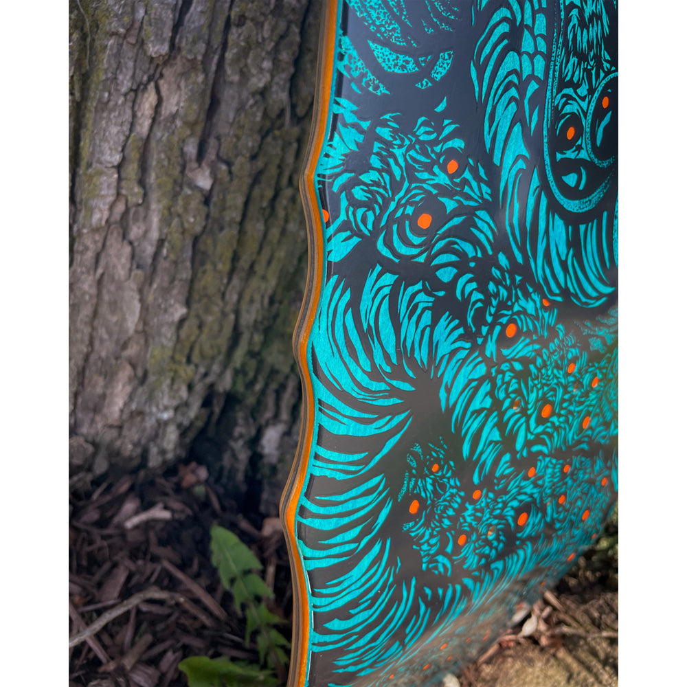 9.0in x 31.94in HITZ NAGA COBRA ICE PIK PRO SKATEBOARD DECK
