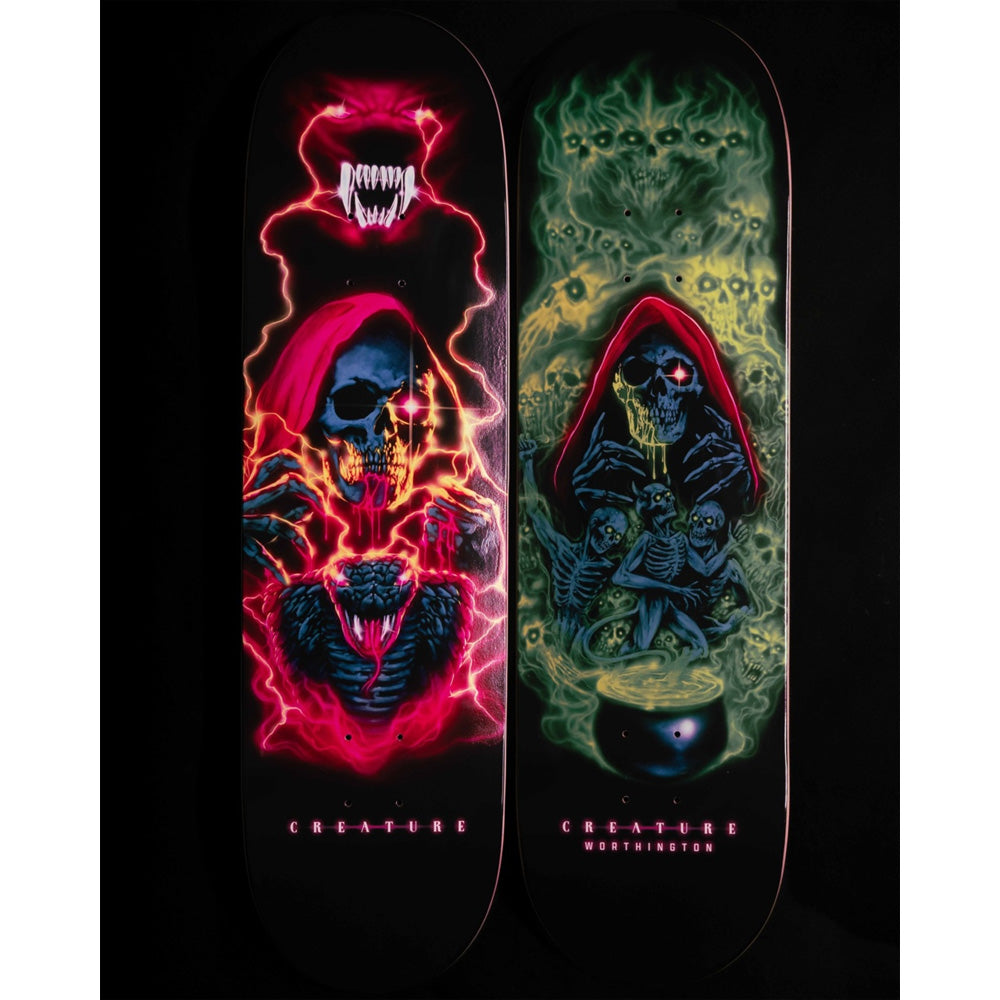 8.53in x 32.19in RUSSEL TERROR SIGHT PRO SKATEBOARD DECK