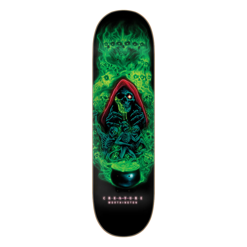 8.75in x 32.15in WORTIHNGTON TERROR SIGHT PRO SKATEBOARD DECK